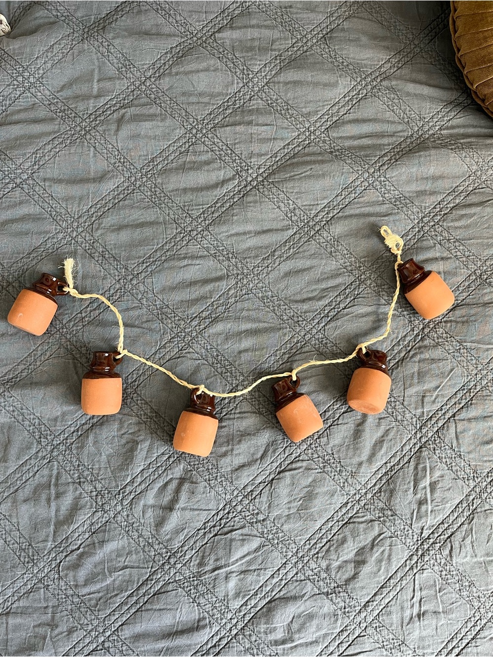 Vintage jug garland